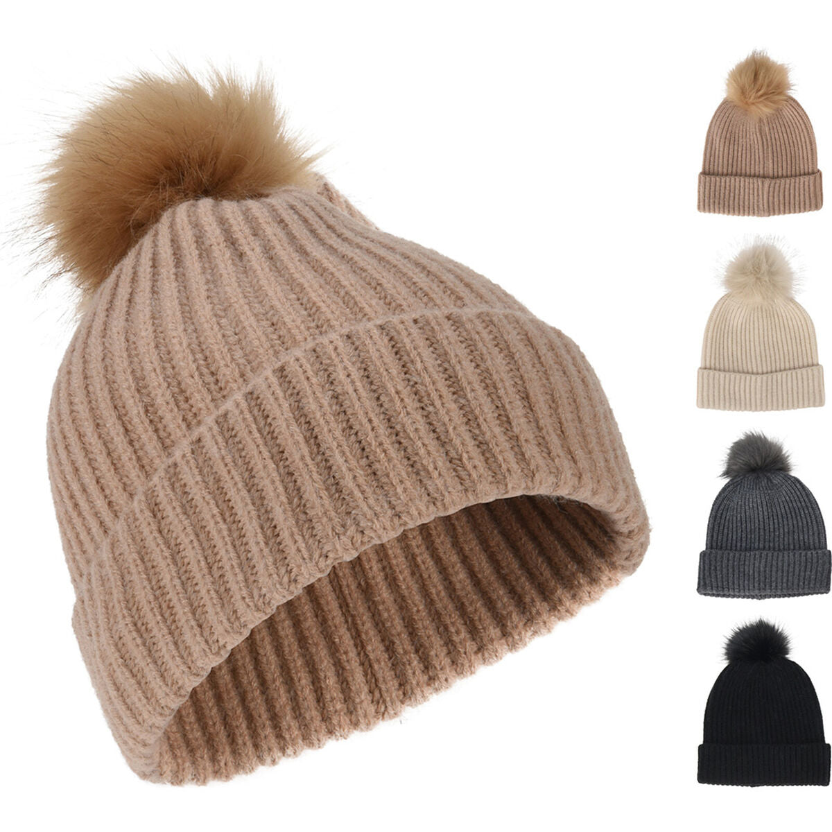 Bonnet Pompon “Chapeau à Vie” – Style & Douceur