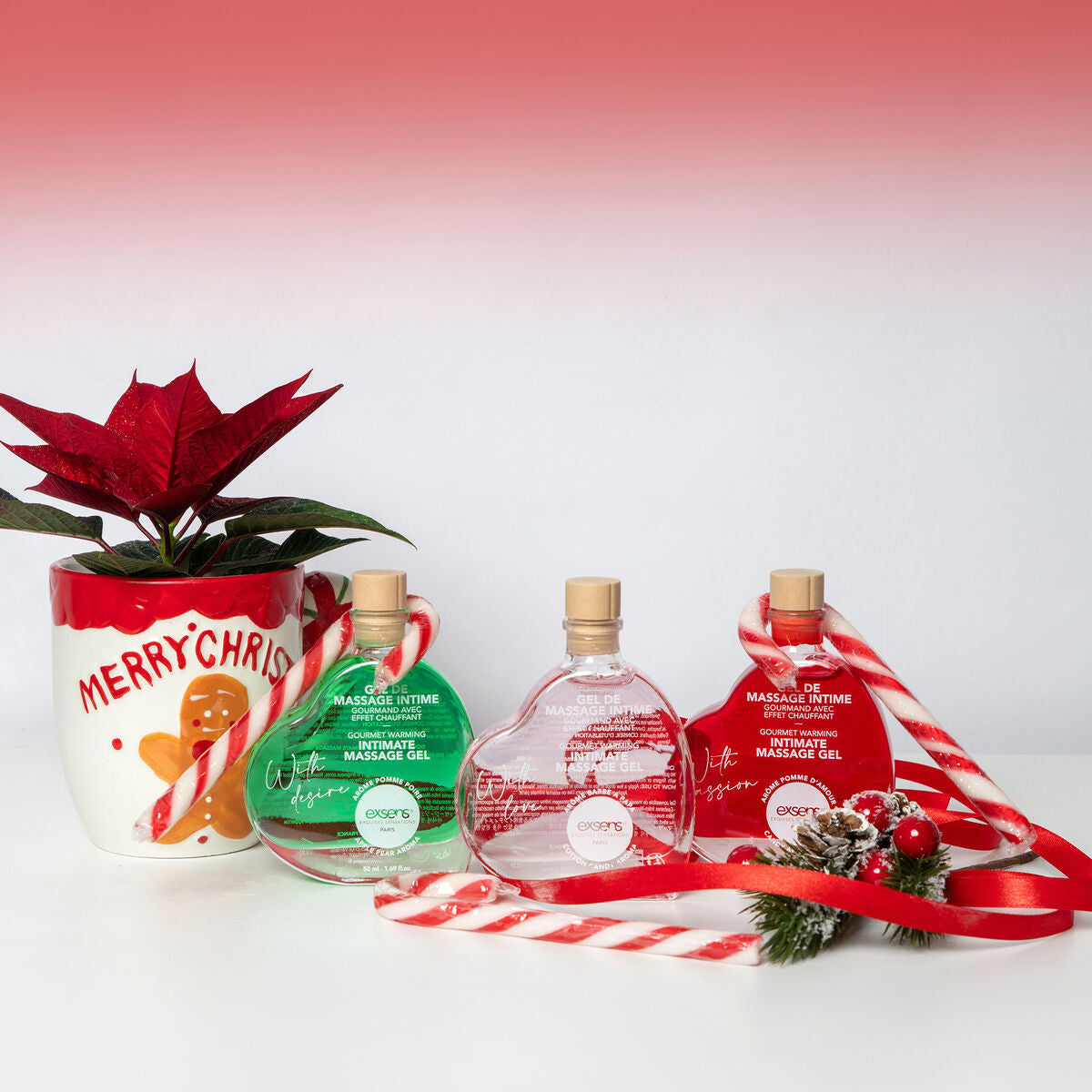 Huile de massage érotique Exsens Coton de sucre 50 ml