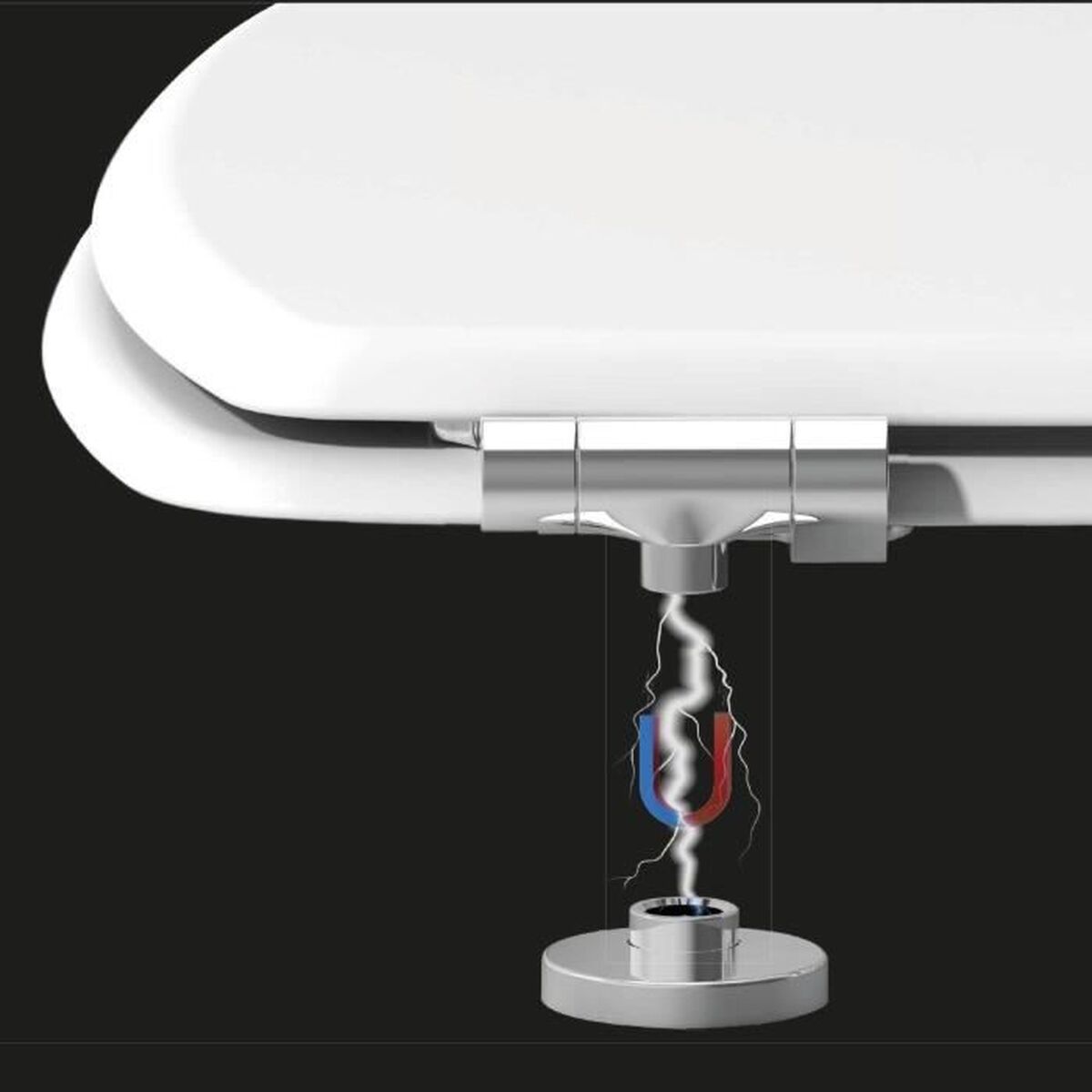 Abattant WC Gelco Blanc 38 X 48 X 7 CM