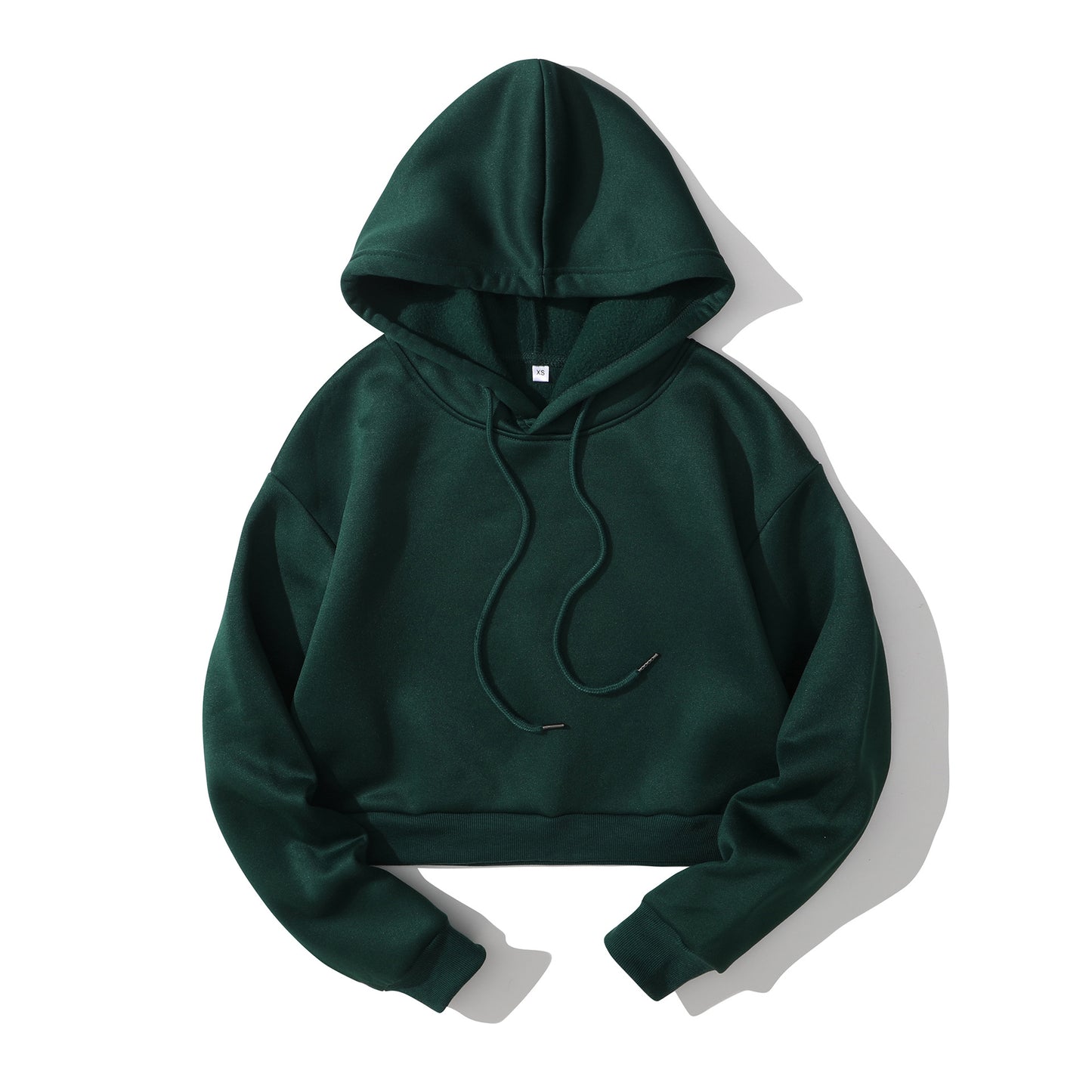 Hoodie Femme Court Taille Haute – Sweat à Capuche Polaire Tendance