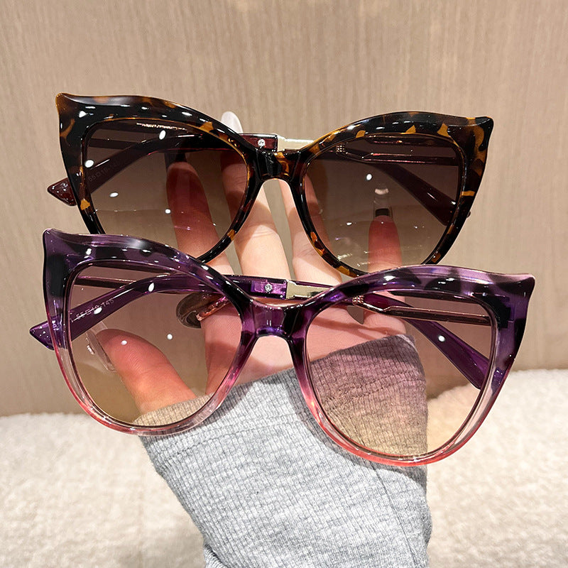 Lunettes de soleil oversize élégantes femme