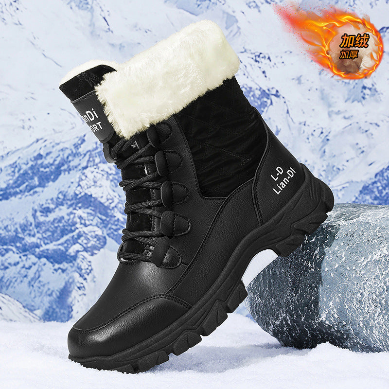 Bottes Homme Fourrées Antidérapantes – Hiver & Confort