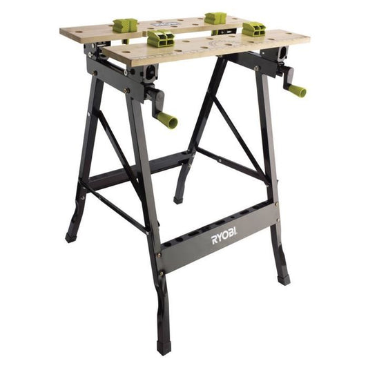 RYOBI Etabli pliable et orientable a 90° RWB02 avec 100 kg de charge maximale