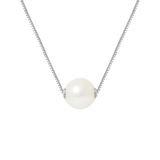 Collier Perle de Culture d’Eau Douce – Argent 925 – Élégance Intemporelle