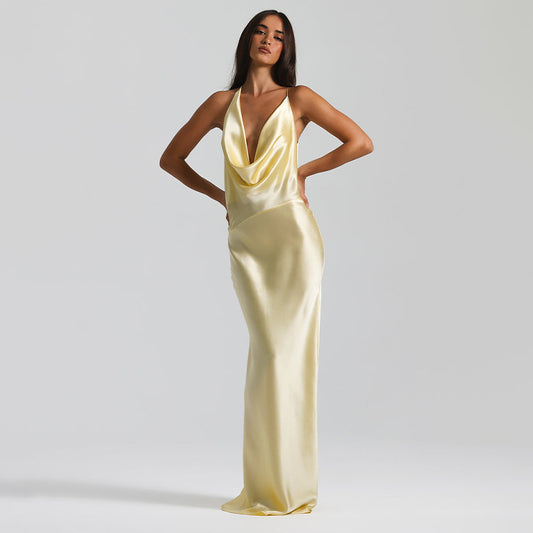 Robe Longue Femme Élégante – Style Soirée Chic