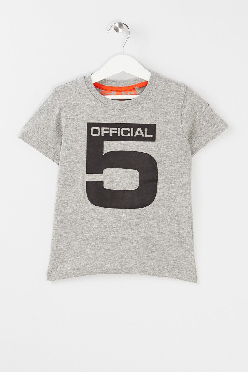 👕 T-shirt gris n°5 – Garçon