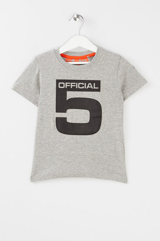 👕 T-shirt gris n°5 – Garçon
