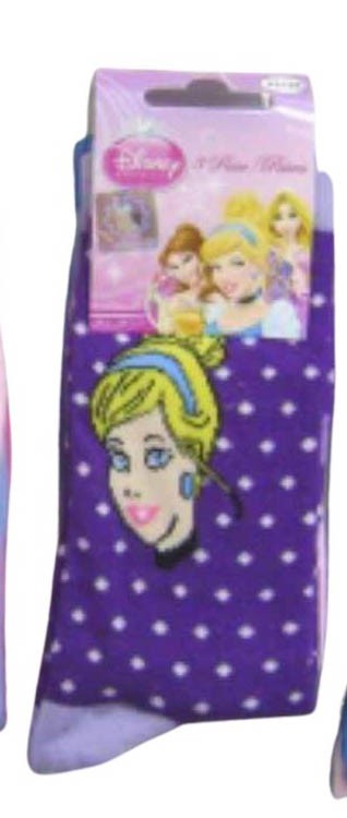 Chaussettes Princesses Disney Fille – Lot de 3 Paires Confortables