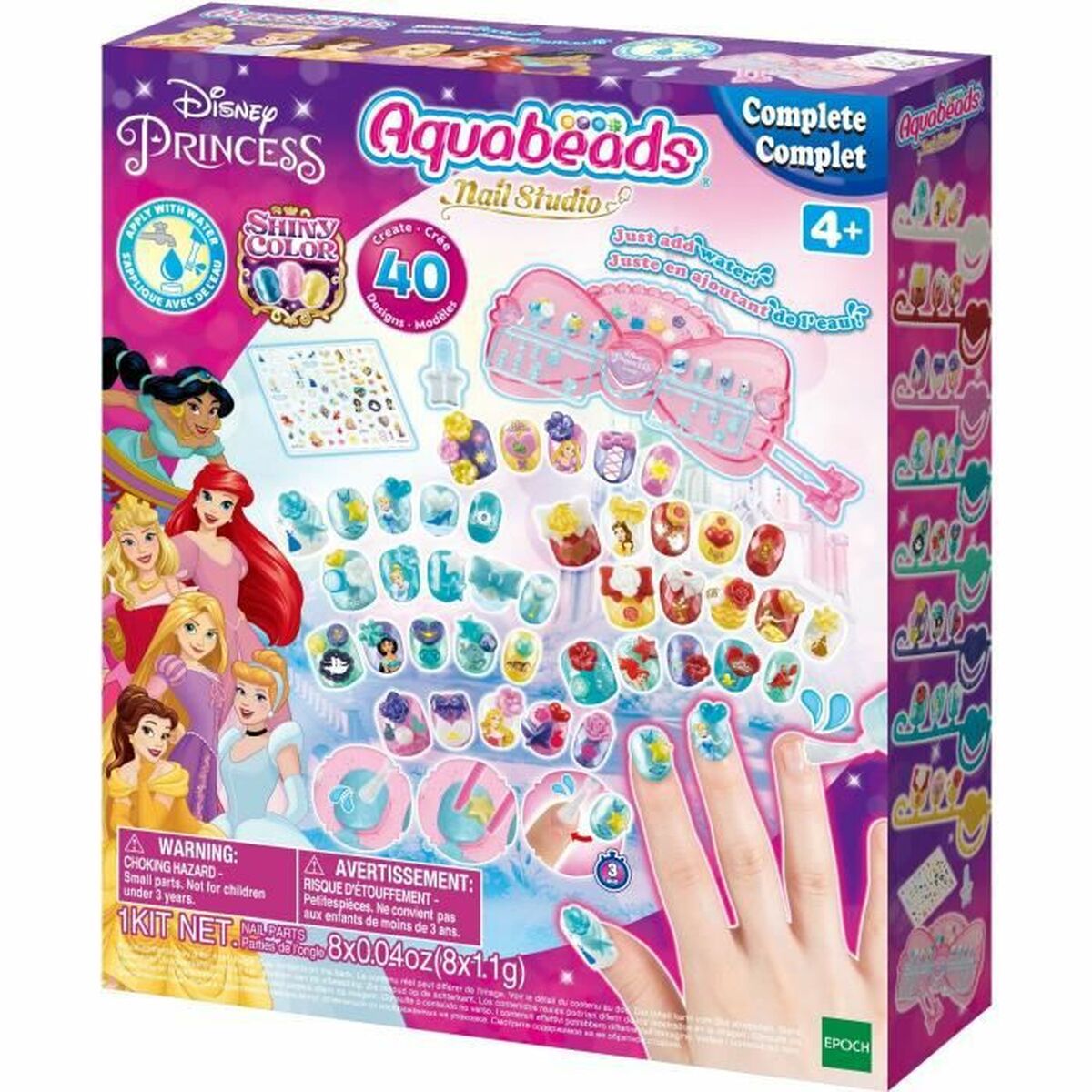 Coffret Aquabeads The Disney Princesses Manicure Box 1 Pièce 40 Pièces