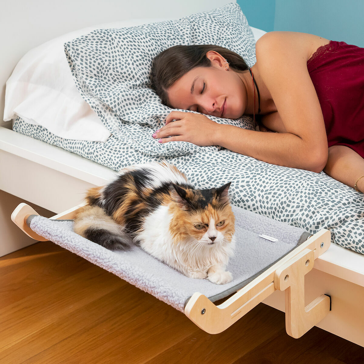 🐱 Hamac suspendu pour chat – Confort, détente et style