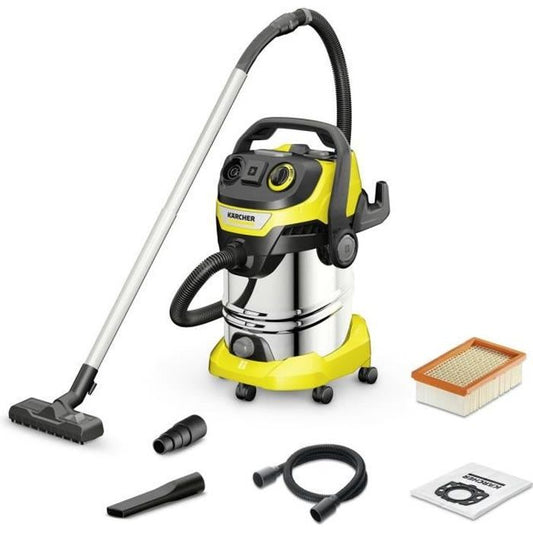 Aspirateur eau et poussiere KARCHER WD 6 P S V-30/6/22/T - Cuve inox 30 L - 1300W (Prise électroportative et fonction soufflerie)