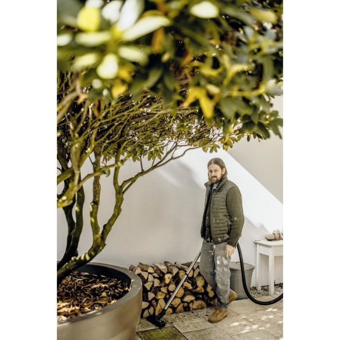 Aspirateur eau et poussiere KARCHER WD 6 P S V-30/6/22/T - Cuve inox 30 L - 1300W (Prise électroportative et fonction soufflerie)