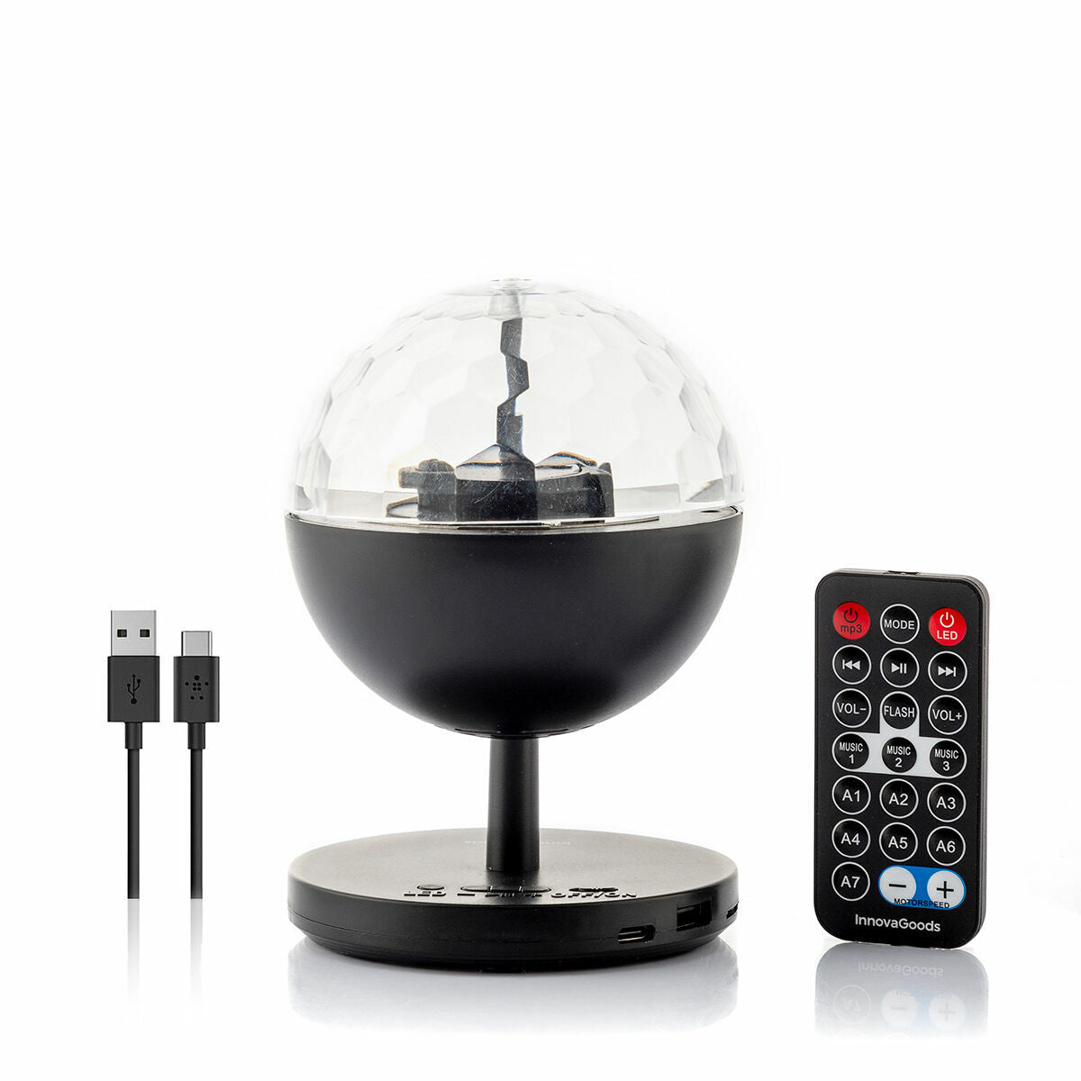 Projecteur LED Rechargeable – Ambiance Lumineuse & Fête Instantanée 🎉