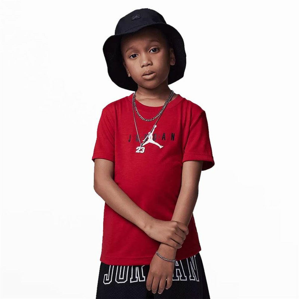 👕 T-shirt à Manches Courtes Enfant Jordan Jumpman Rouge