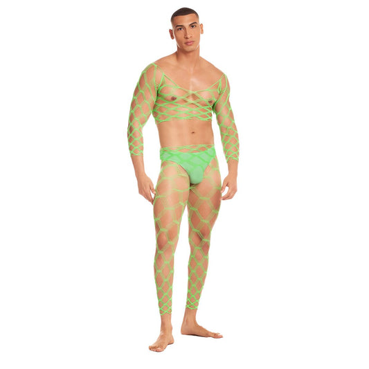 Ensemble de Lingerie Rainbow Party Vert (L/XL)