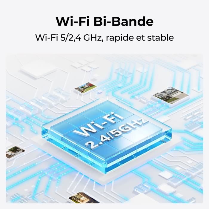 Caméra intérieure - REOLINK - E340 - Blanc