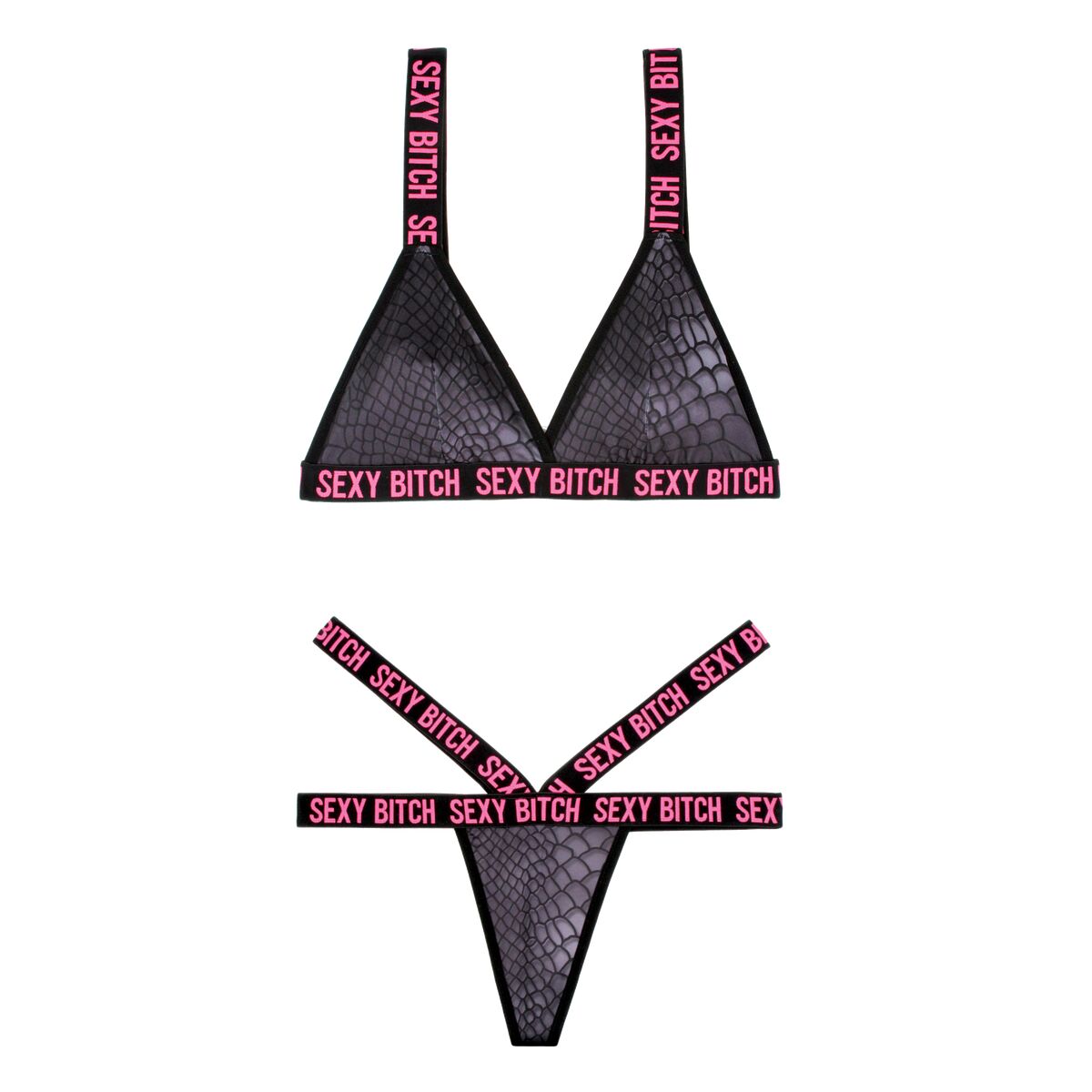 Ensemble de Lingerie Fantasy Lingerie Noir (S/M)