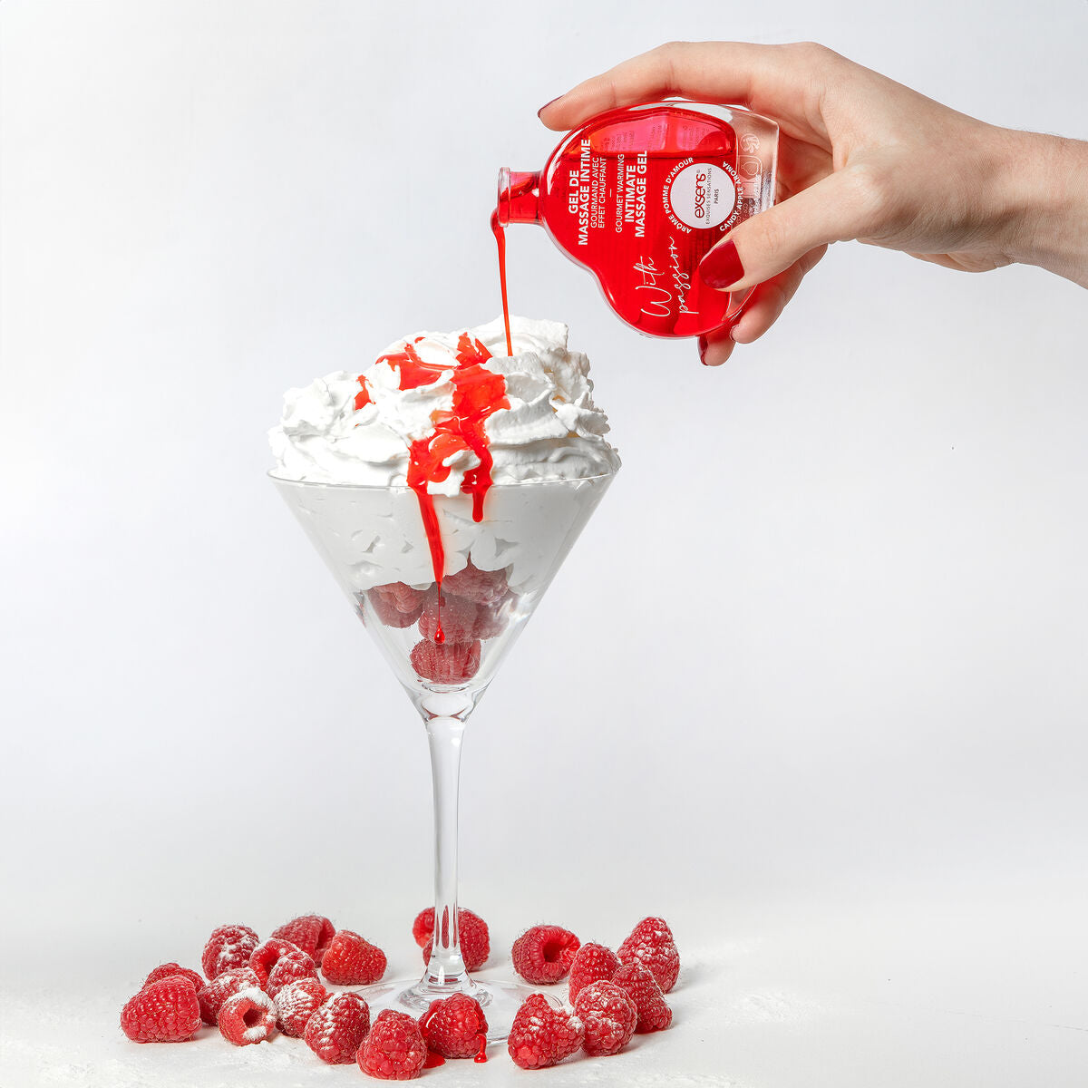 Huile de massage érotique Exsens Pomme verte 50 ml