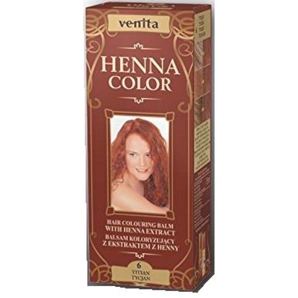 Coloration Semi-permanente Venita Henna Color Nº 6 Titian 75 ml