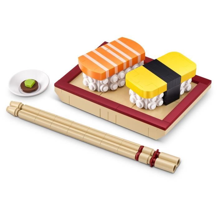 Set de construction - ZURU - Snack - 200 pieces max - 6 snacks - Burger, glace ou sushi