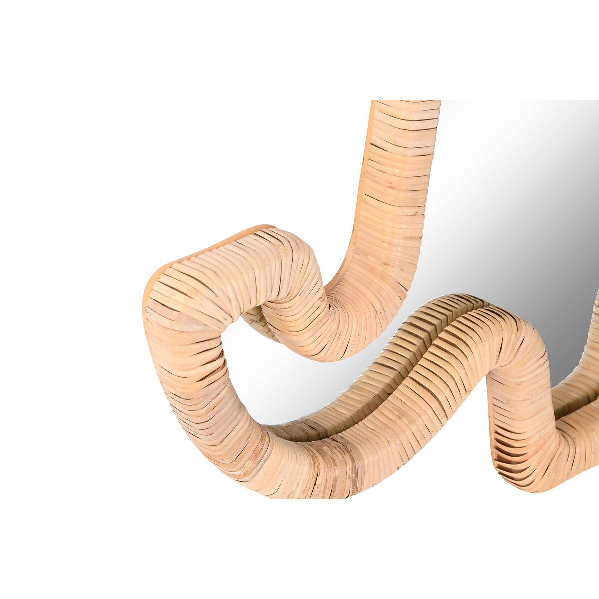 Miroir mural Home ESPRIT Naturel 43 x 3 x 60 cm (2 Unités)