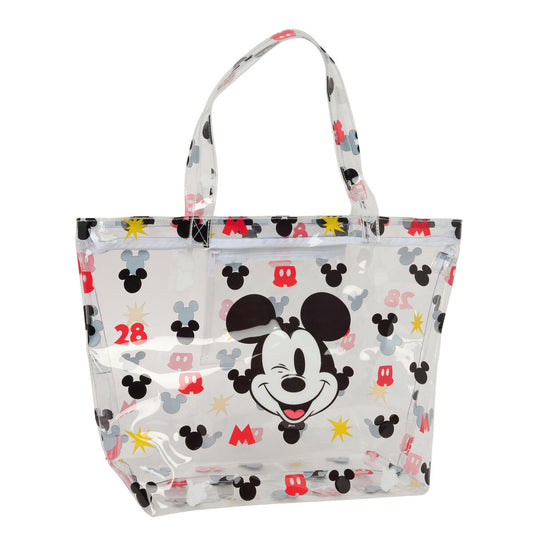 Sac-à-main Femme Mickey Mouse Clubhouse Beach Multicouleur Transparent 54 x 35 x 17 cm
