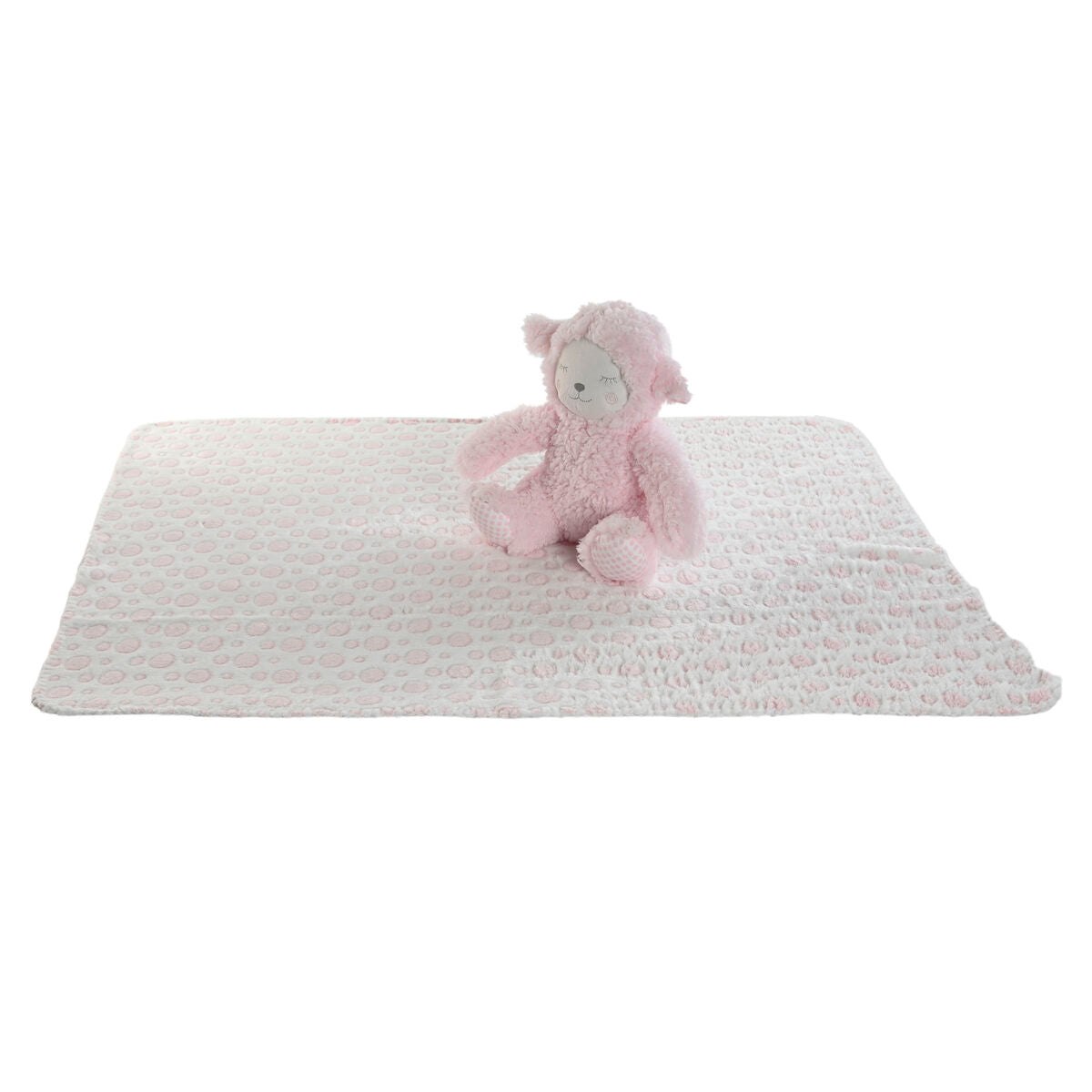 Coffret Bébé Home ESPRIT Bleu Beige Rose Polyester (3 Unités)
