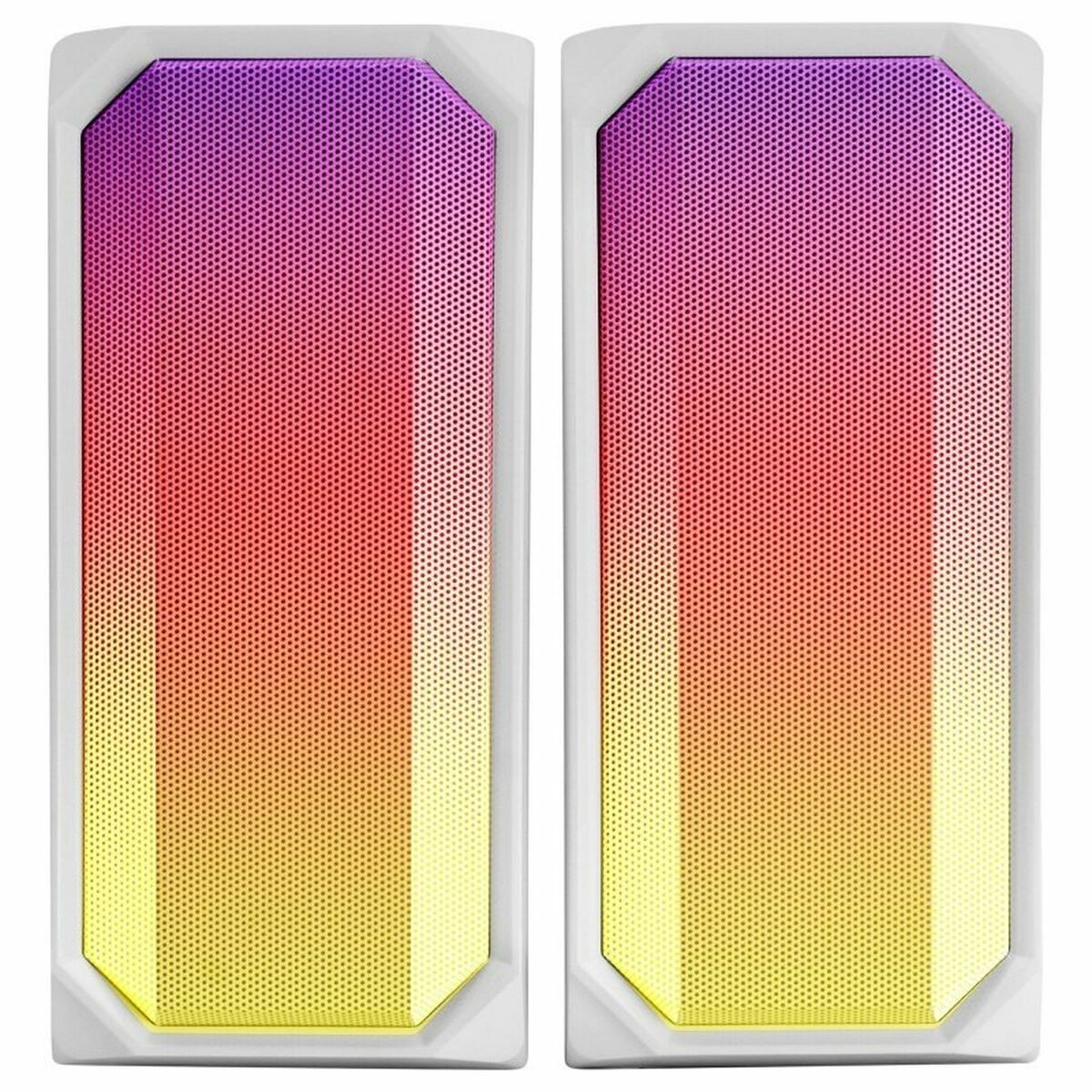 Haut-parleurs bluetooth portables Mars Gaming MSRGBW Blanc 15 W 4 W