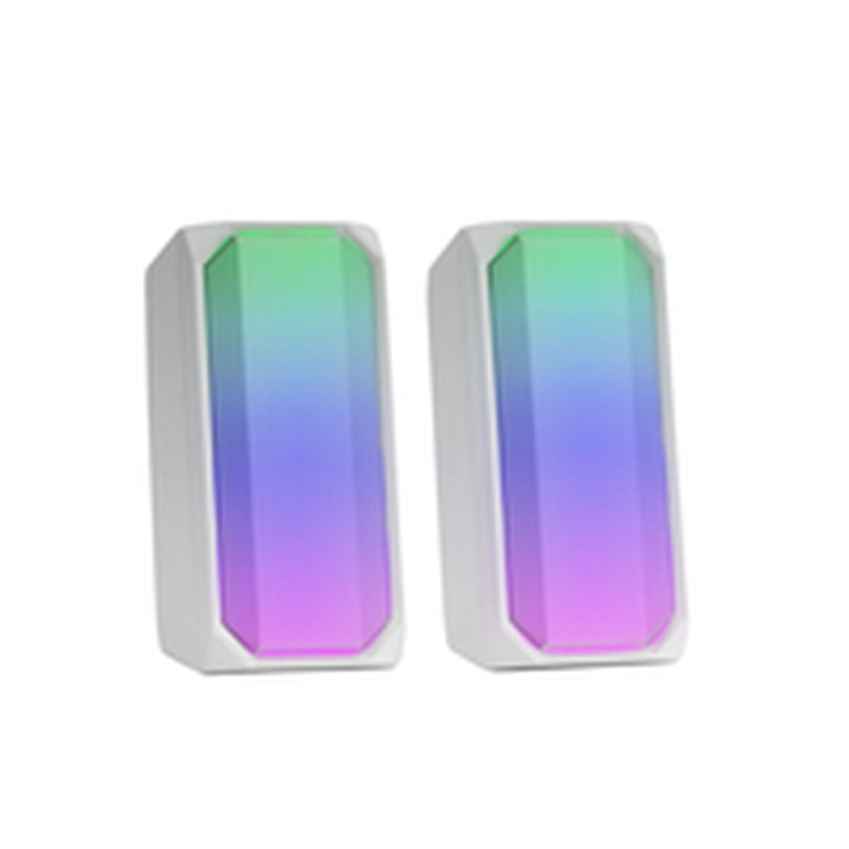 Haut-parleurs bluetooth portables Mars Gaming MSRGBW Blanc 15 W 4 W