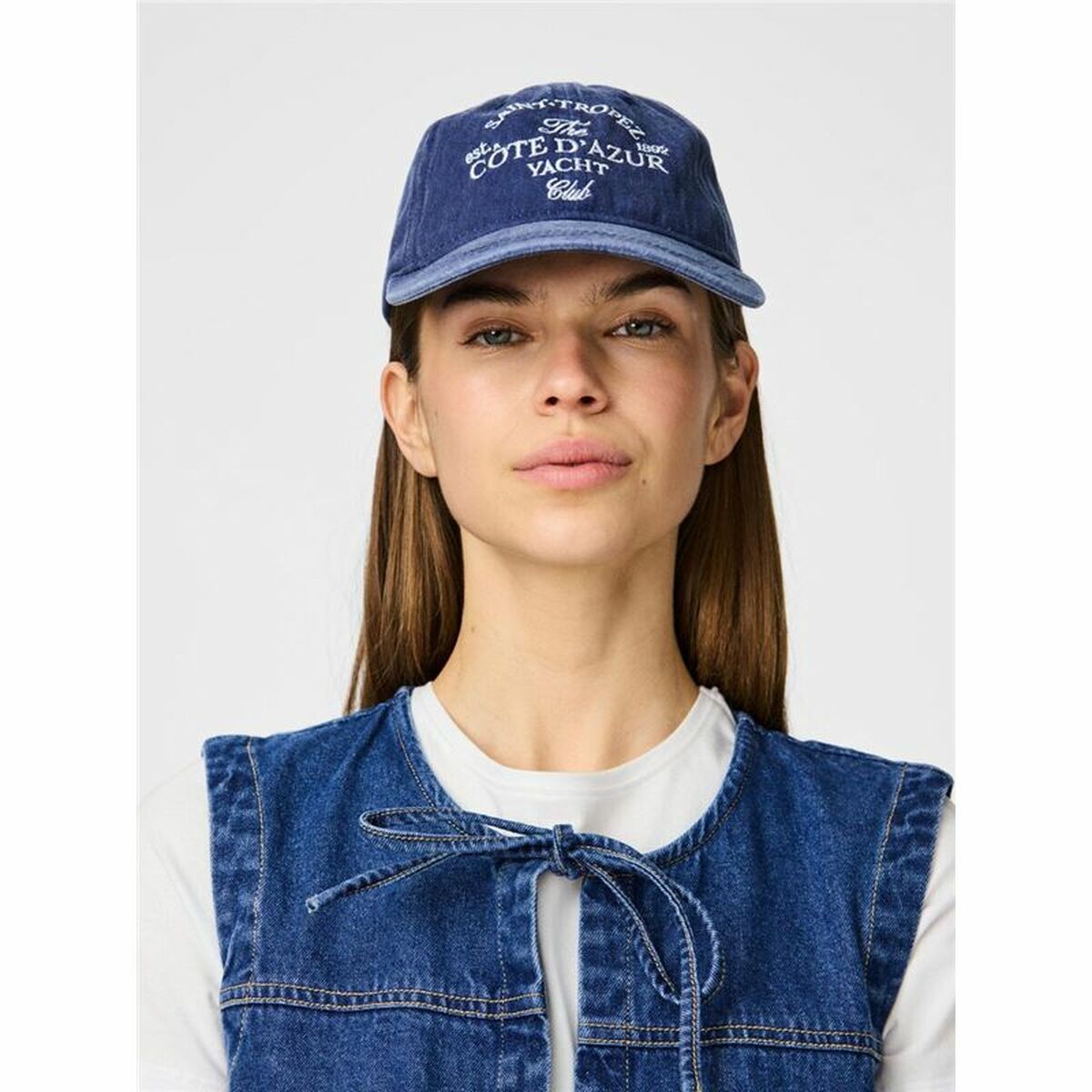 Casquette de Sport Pieces 17156273-15-3932 TCX Bleu Taille unique