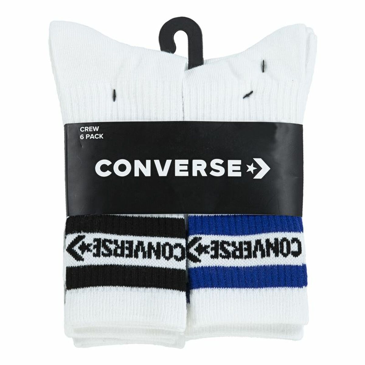 Chaussettes Converse Wordmark Crew Blanc (5-7 Ans)