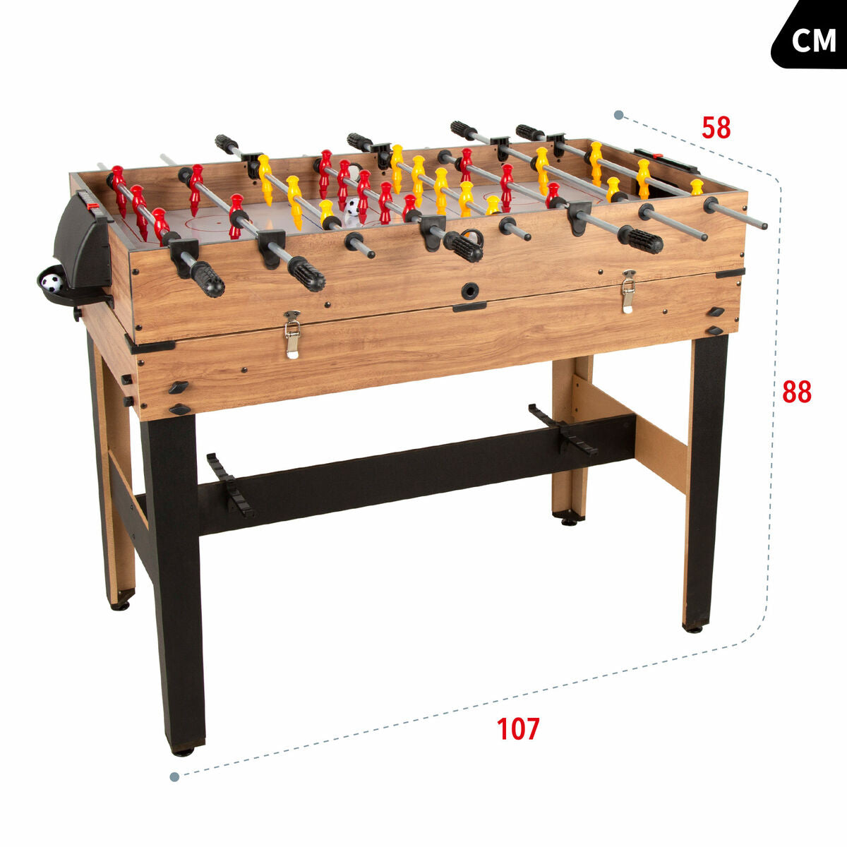 Table multi-jeux CB Games 107 x 88 x 58 cm 3-en-1