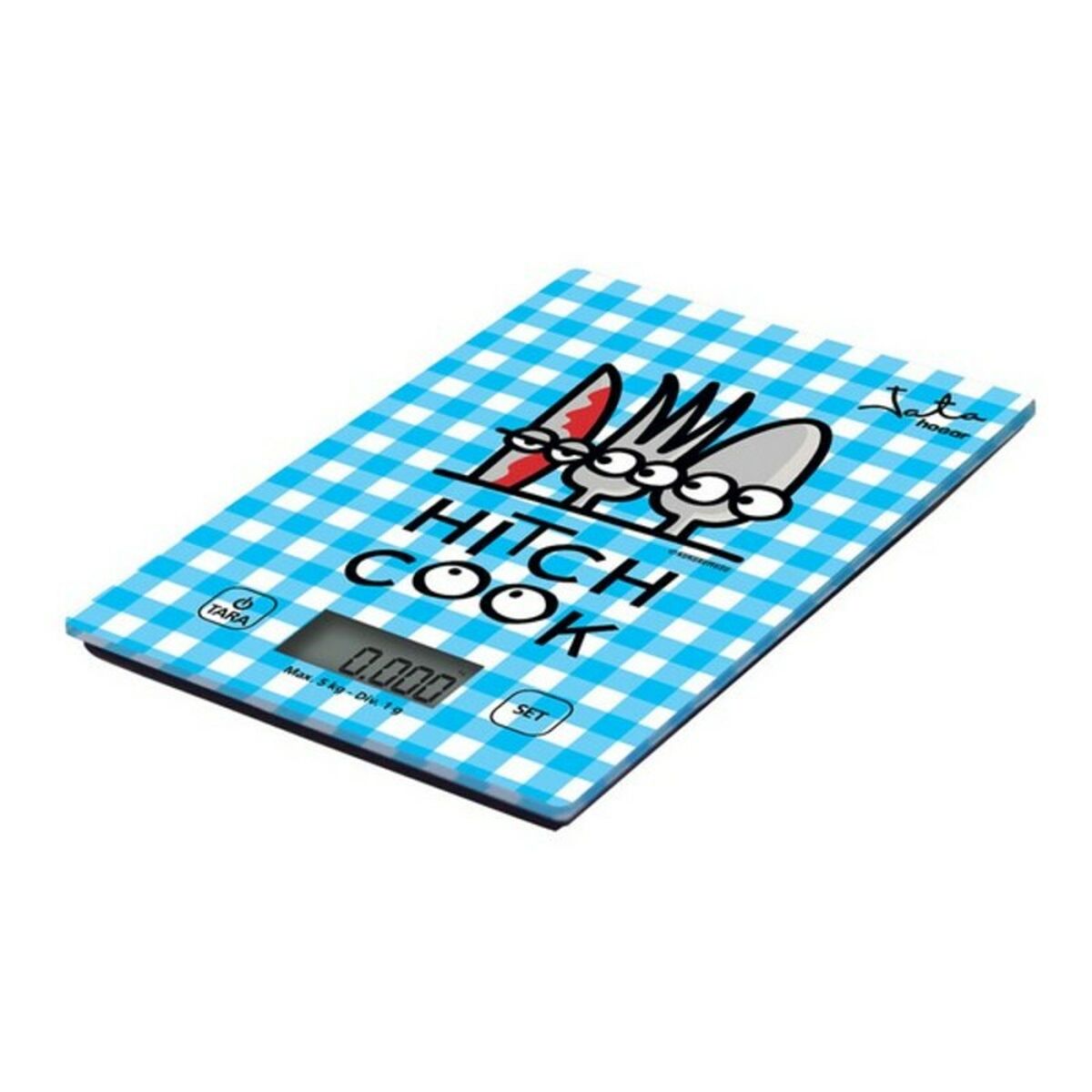 balance de cuisine numérique JATA 732K Kukuxumusu Bleu 5 kg