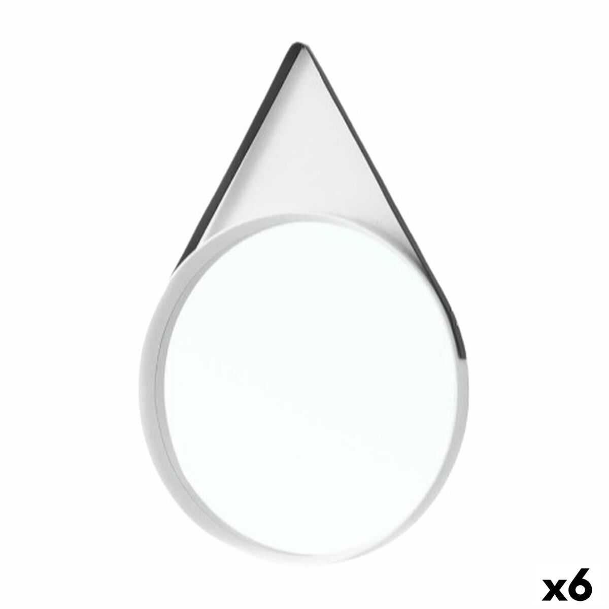 Miroir mural Gift Decor Blanc 51 x 4,5 x 76 cm (6 Unités)