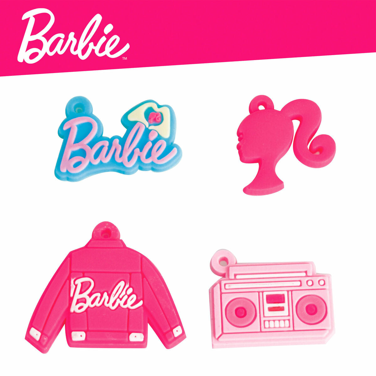 Tatouages Temporaires Barbie (12 Unités)