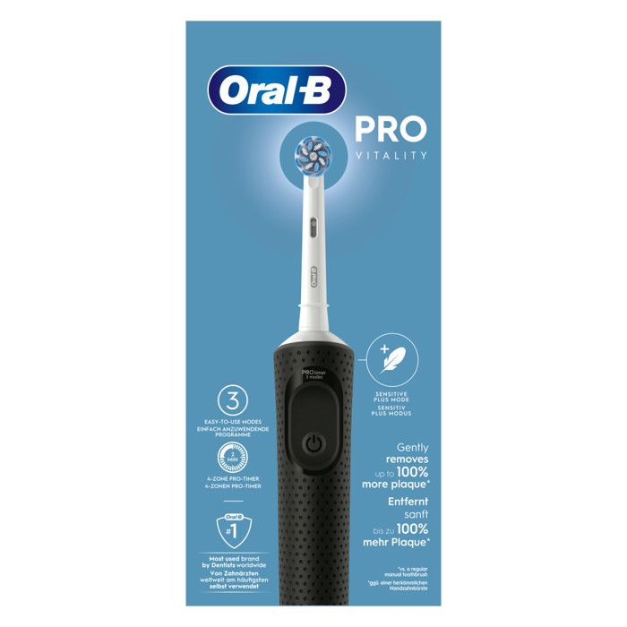 Brosse a dents - ORAL-B - Vitality Pro - Black - Electrique