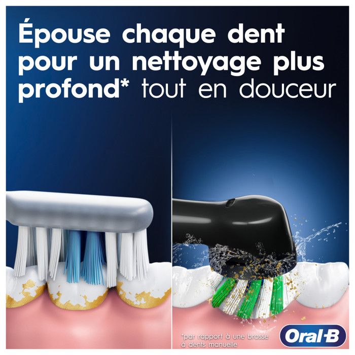 Brosse a dents - ORAL-B - Vitality Pro - Black - Electrique