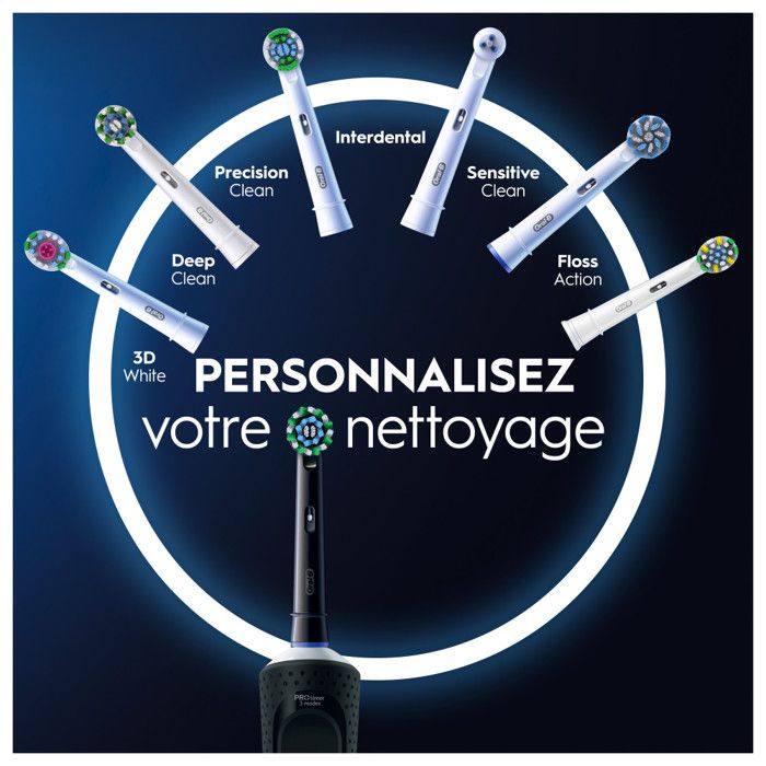Brosse a dents - ORAL-B - Vitality Pro - Black - Electrique