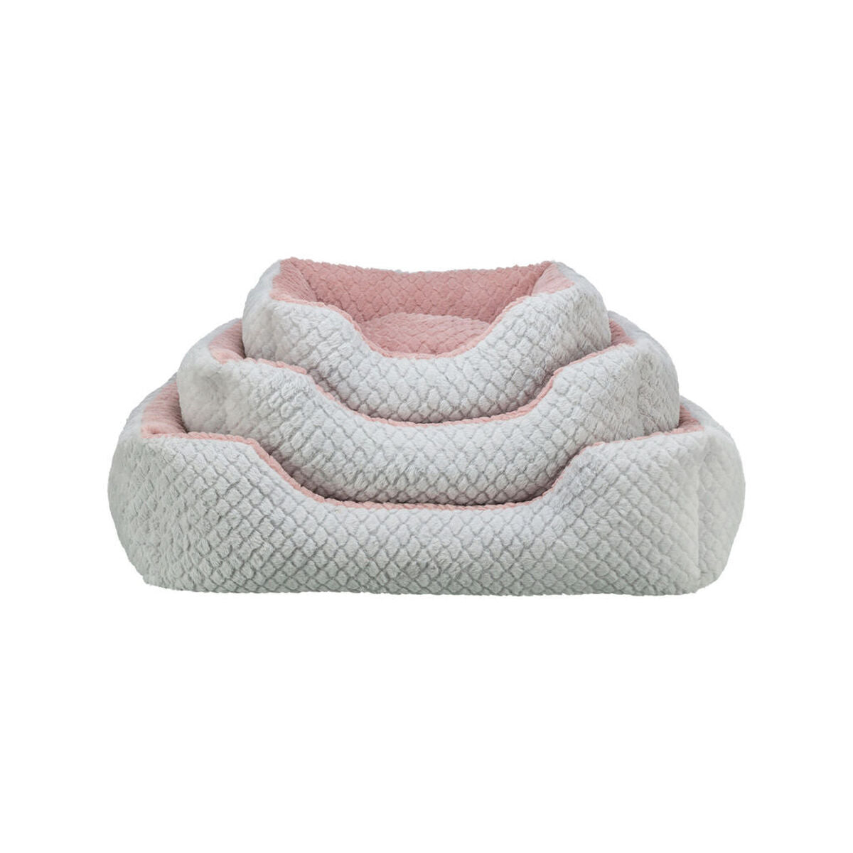 Lit pour chien Trixie Kaline Mio Gris Rose foncé 65 x 50 cm