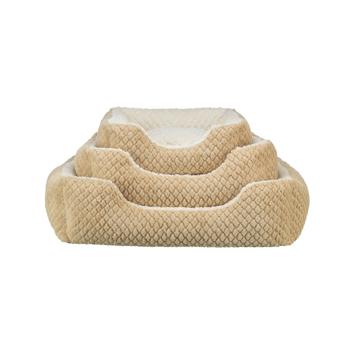Lit pour chien Trixie Kaline Mio Marron Crème 80 x 65 cm
