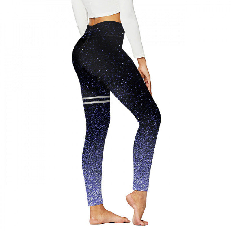Legging Femme Yoga Taille Haute – Stretch Gainant à Motifs Imprimés