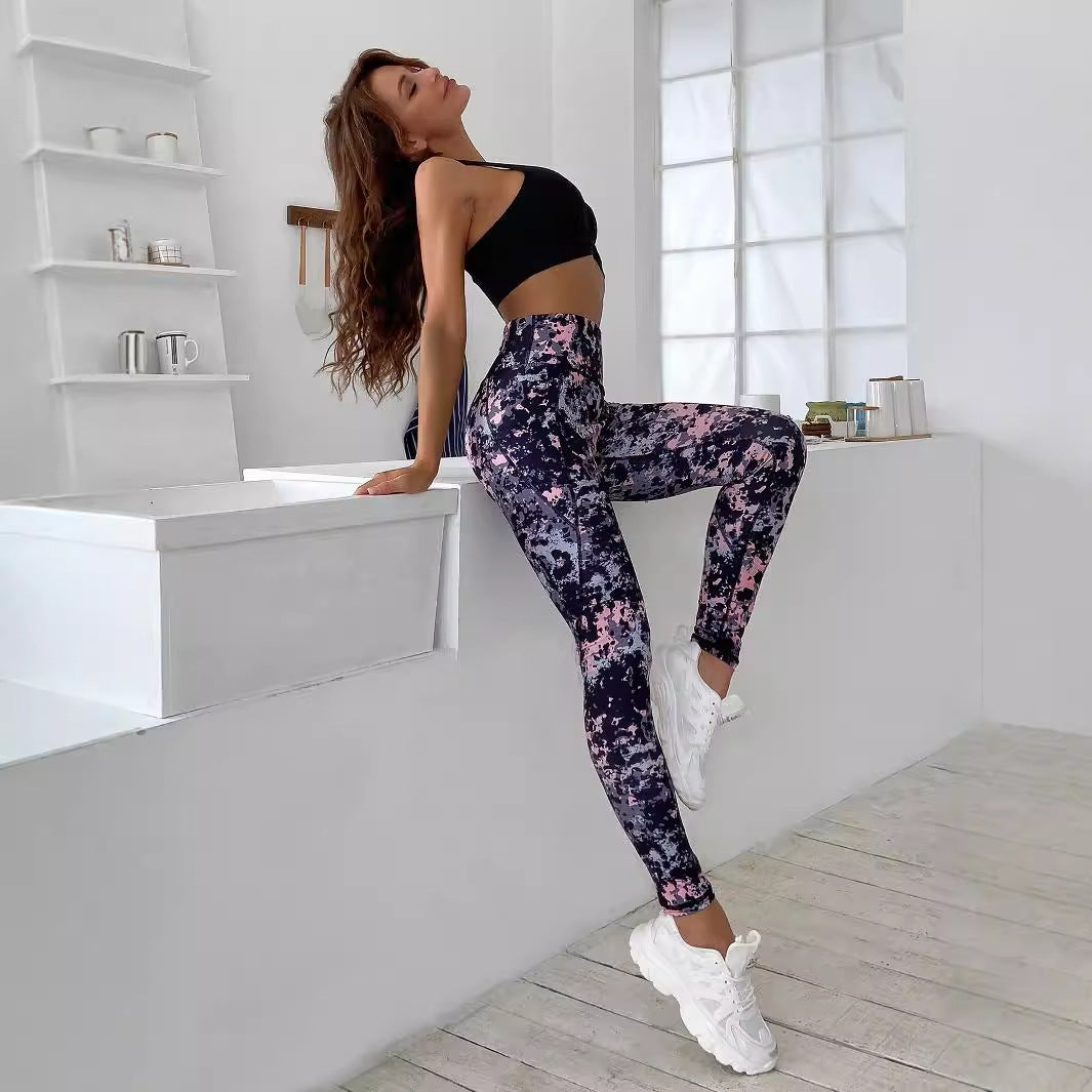 Legging Femme Imprimé Taille Haute – Confort Stretch & Style Tendance
