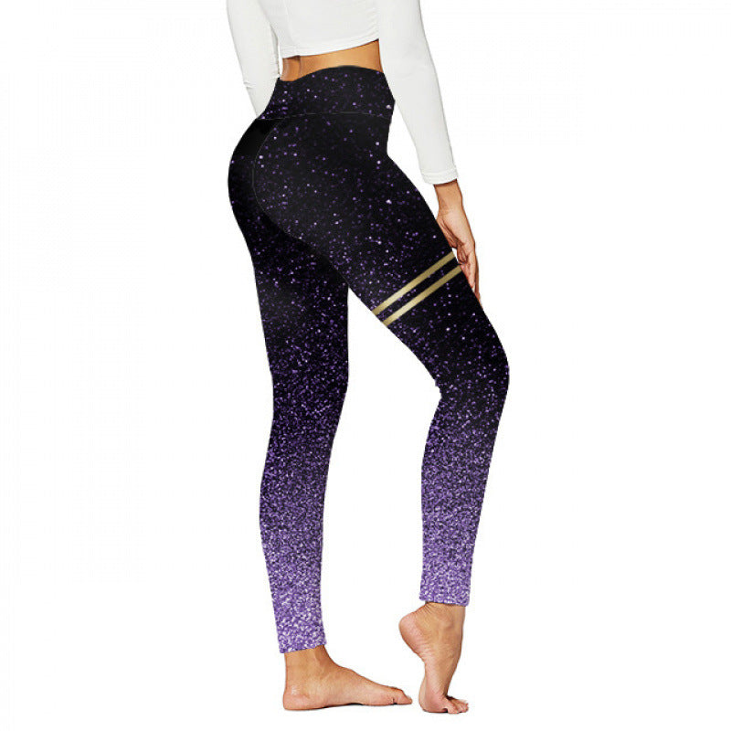 Legging Femme Yoga Taille Haute – Stretch Gainant à Motifs Imprimés