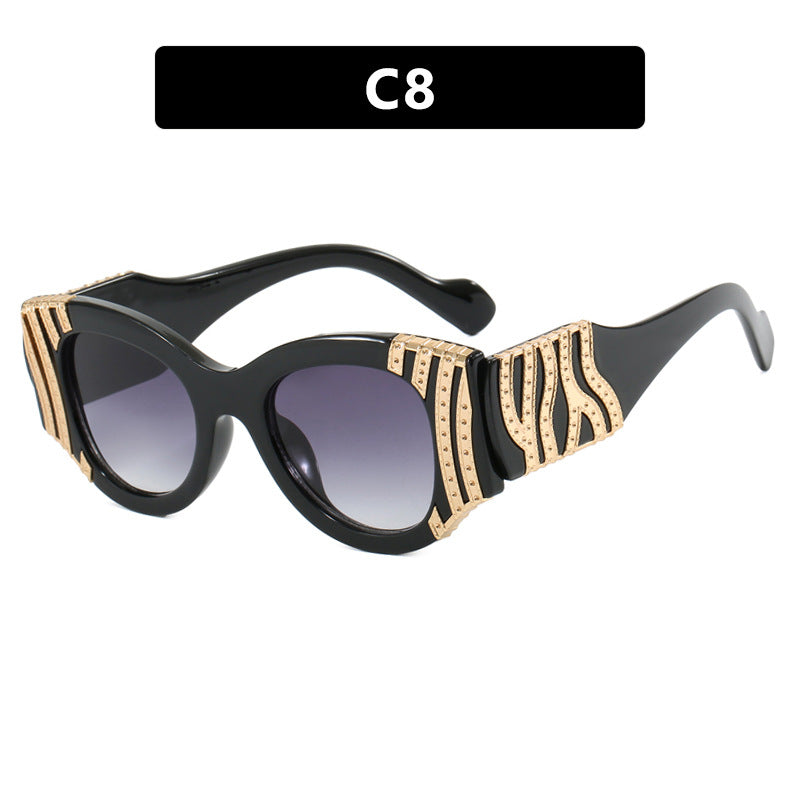 Lunettes de soleil ovales tendance femme – Style minimaliste & chic