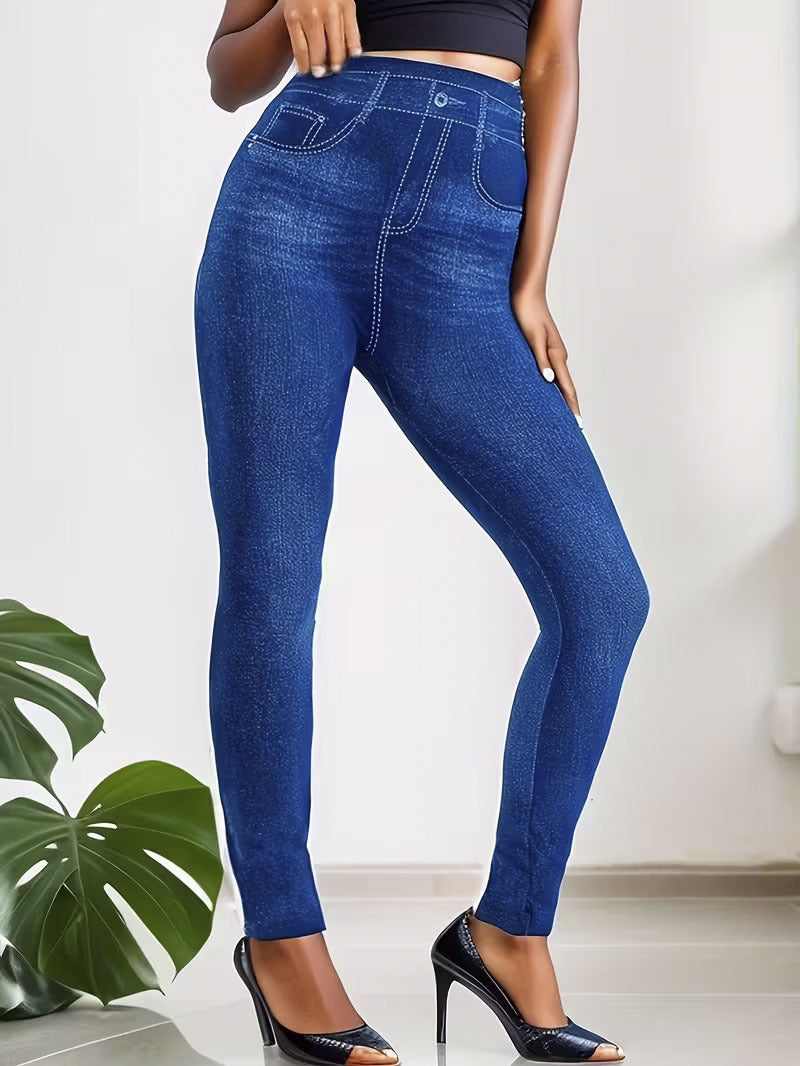 Legging Femme Yoga Taille Haute – Stretch Gainant à Motifs Imprimés