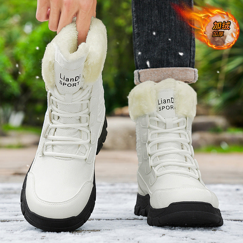 Bottes Homme Fourrées Antidérapantes – Hiver & Confort