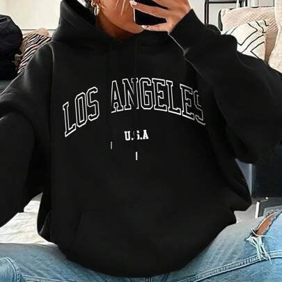 Sweat à Capuche Femme “Los Angeles” – Style Urbain & Confort