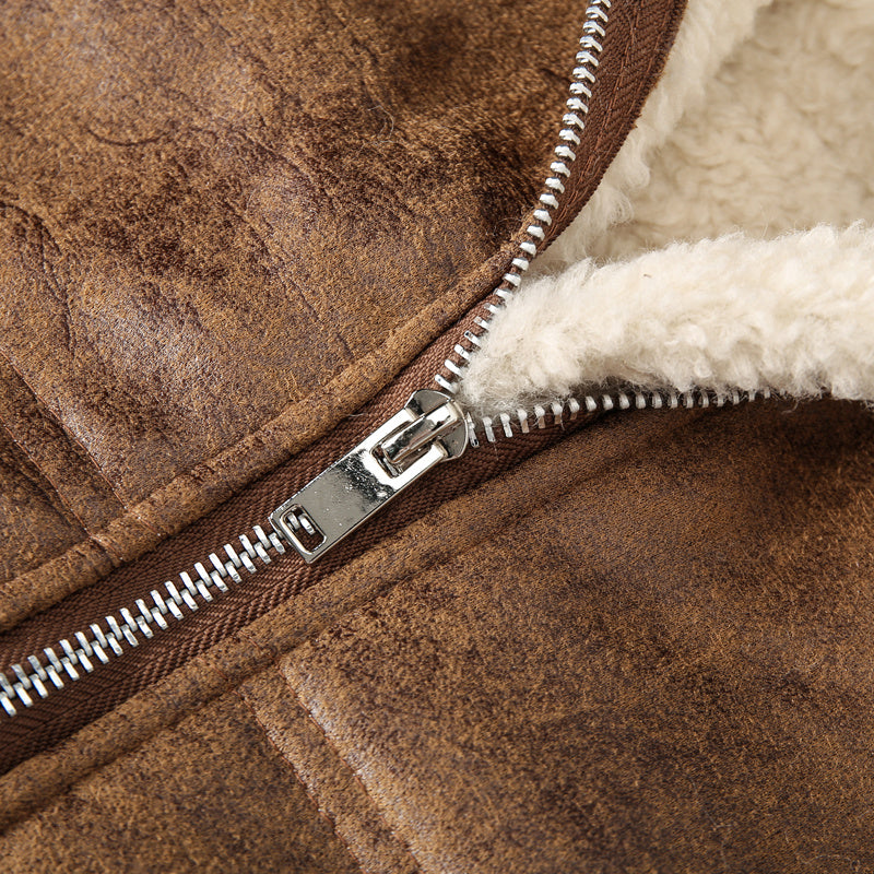 Veste polaire homme chaude – style décontracté hiver