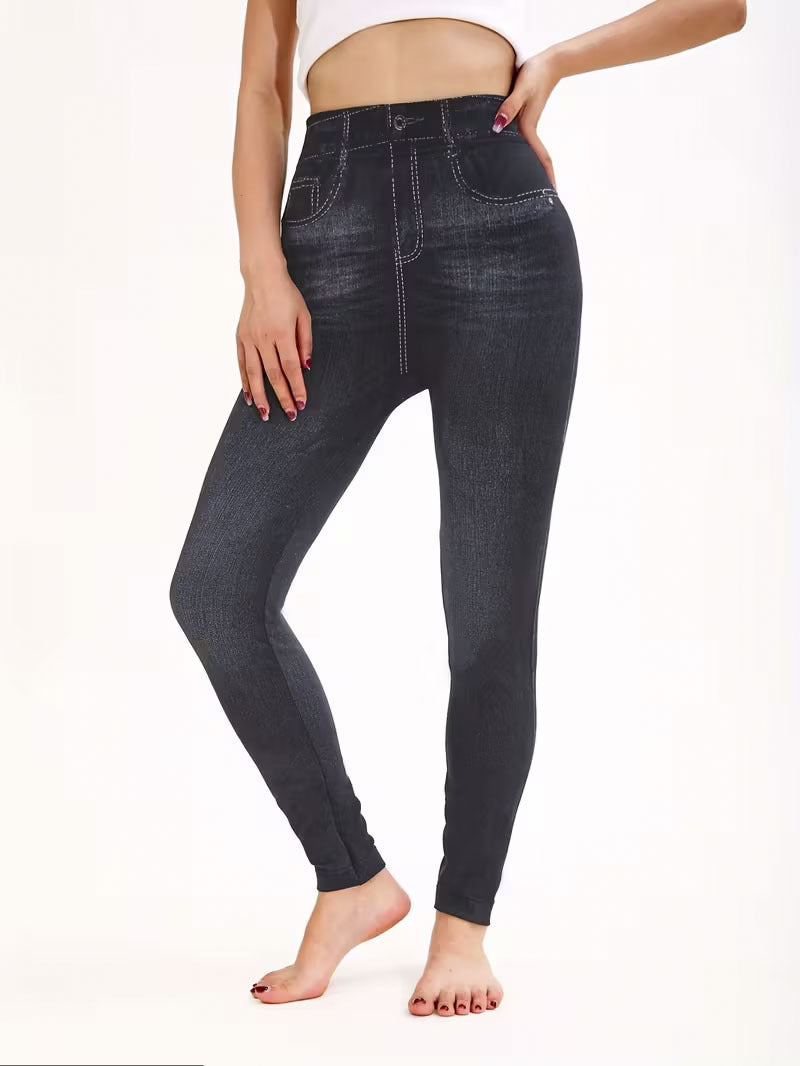 Legging Femme Yoga Taille Haute – Stretch Gainant à Motifs Imprimés