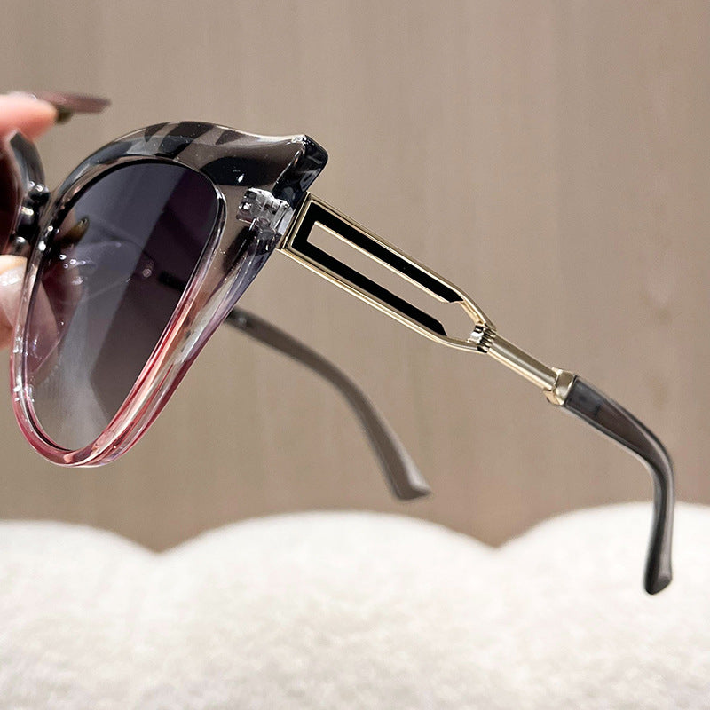 Lunettes de soleil oversize élégantes femme